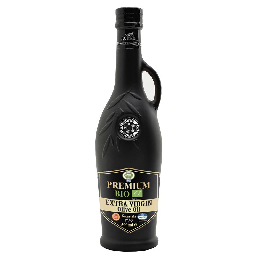 Greek Organic Extra Virgin Olive Oil PDO Kalamata Amphora 500ml