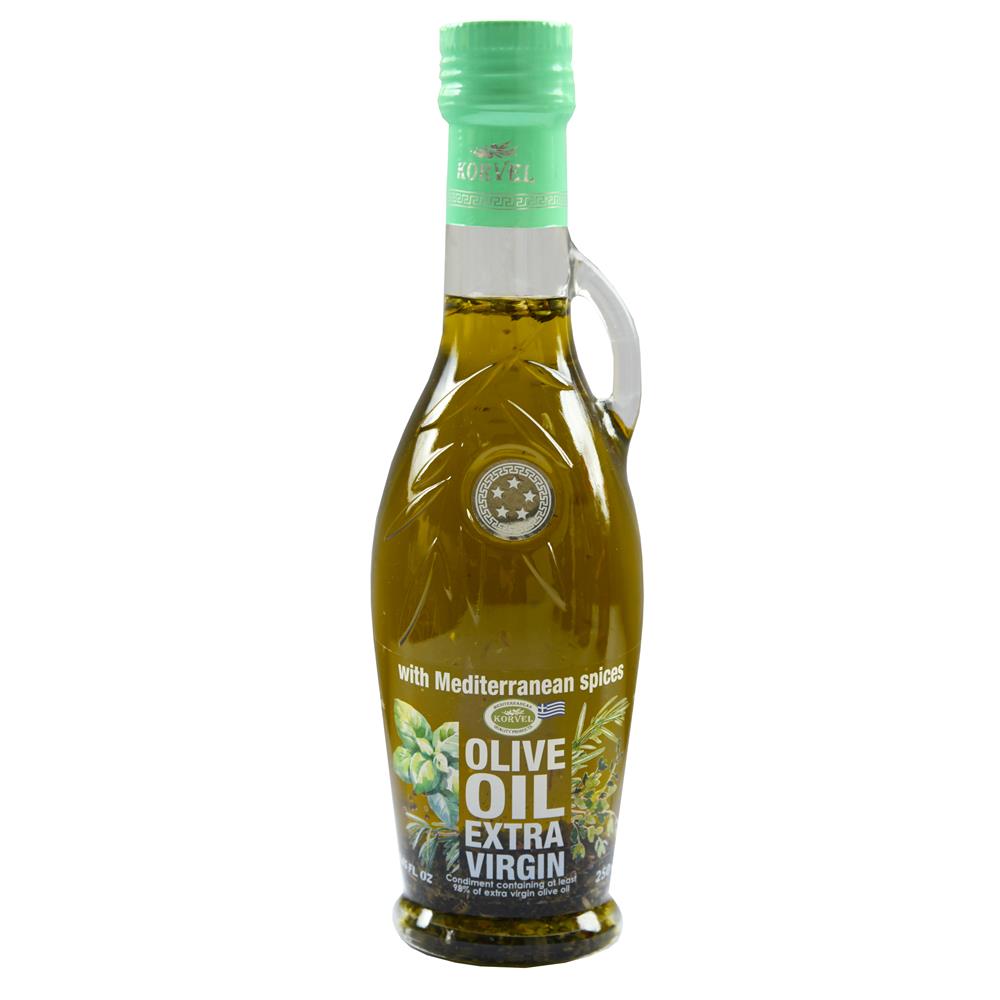 Greek Extra Virgin Olive Oil with Mediterranean Herbs Amphora 250ml