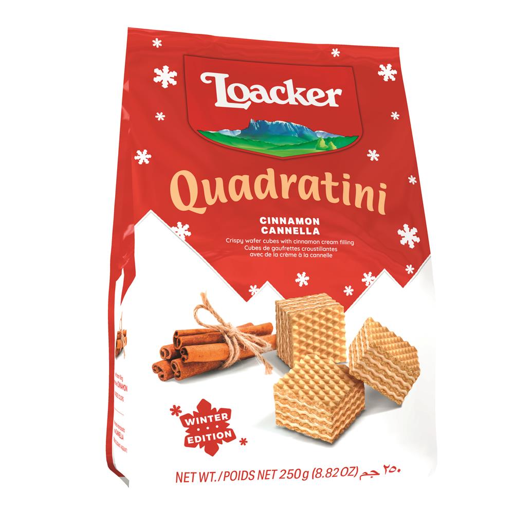 Quadratini Cinnamon 250g (Pack of 6)