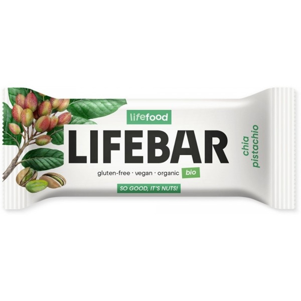 Bar Chia Pistachio RAW 40g (Pack of 15)