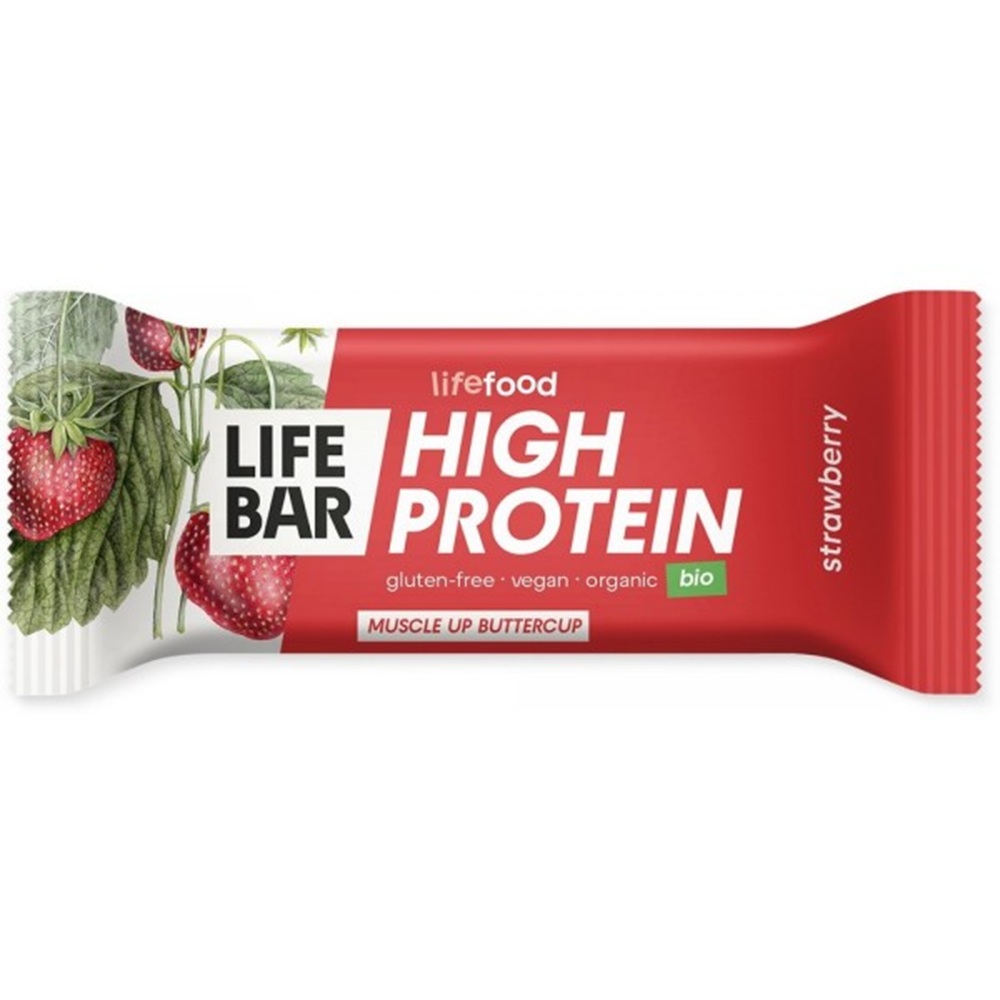 Organic Lifebar Protein Strawberry 40 g