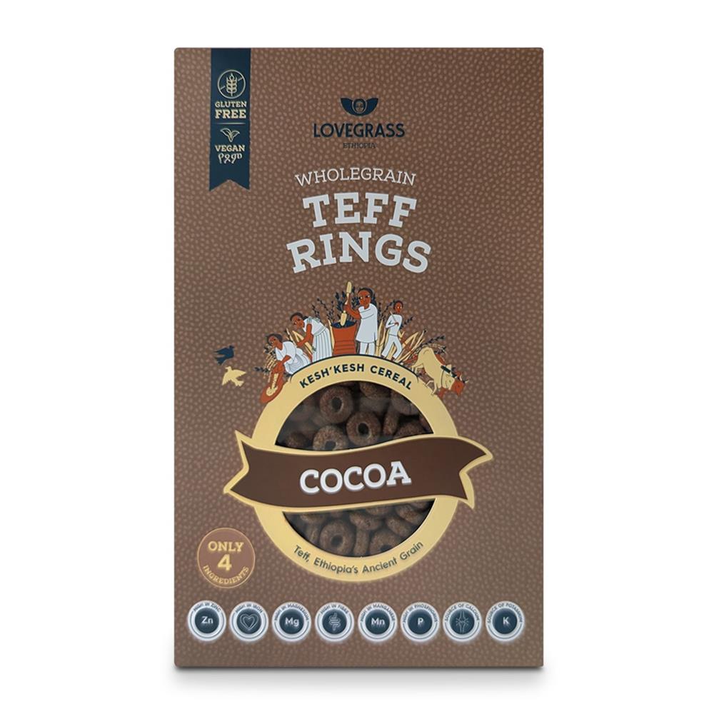 Wholegrain Teff Rings - Cocoa