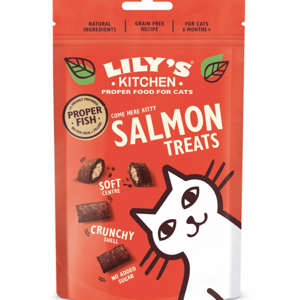 Salmon Pillow Treat Cats (Pack of 2)