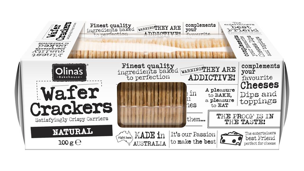 Natural Wafer Crackers (Pack of 3)