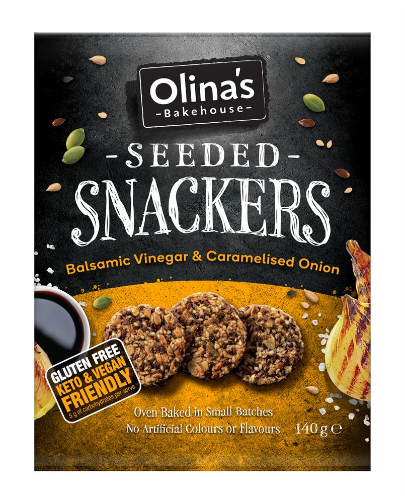 Seeded Snackers Balsamic Vin (Pack of 3)