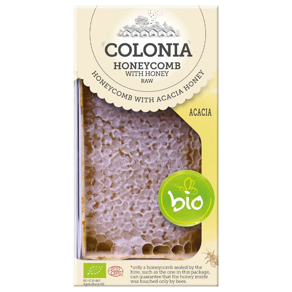 Organic Acacia Raw Honeycomb 150g