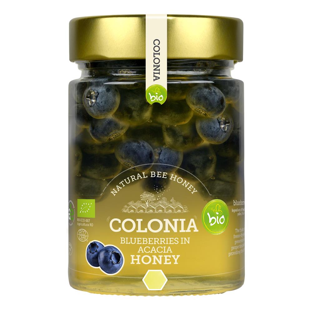 Organic Blueberries in Acacia Honey 420g