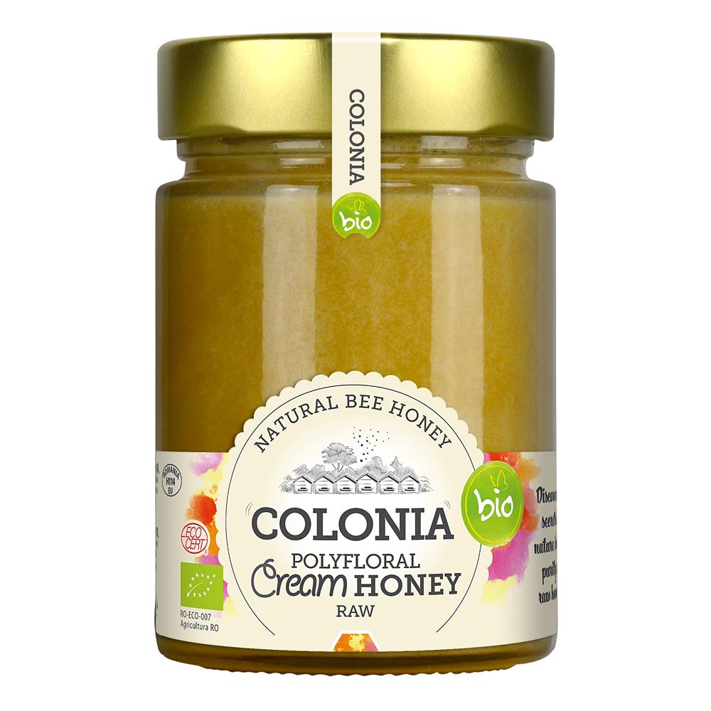 Organic Polifloral Cream Honey 420g