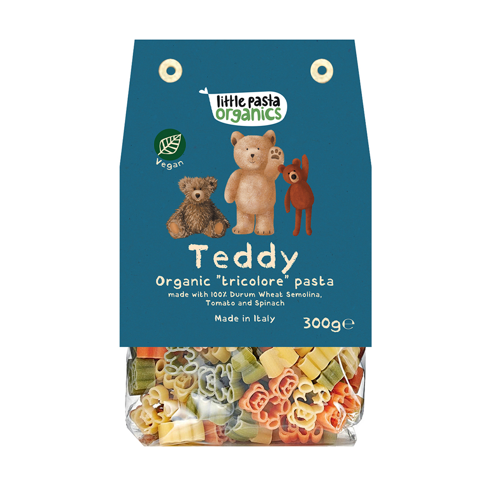 Tricolour Teddy Pasta (Pack of 3)