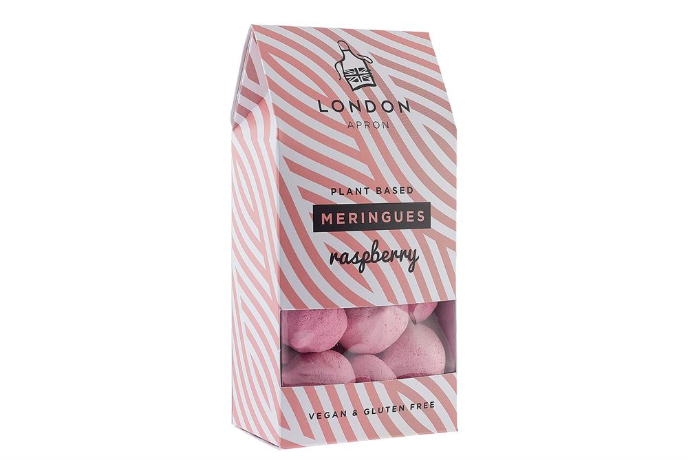 Raspberry Vegan Meringues (Pack of 2)