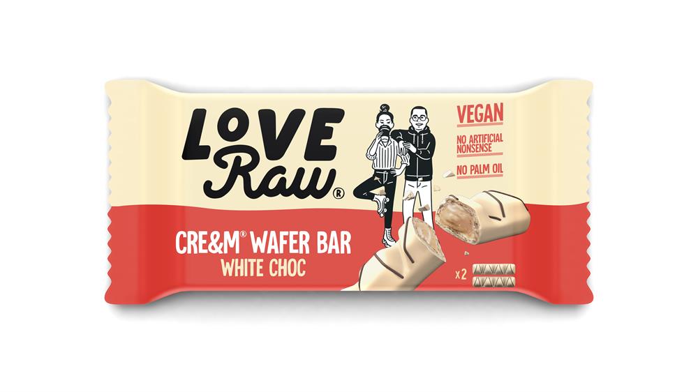 Cream Wafer Bar White Choc (Pack of 12)