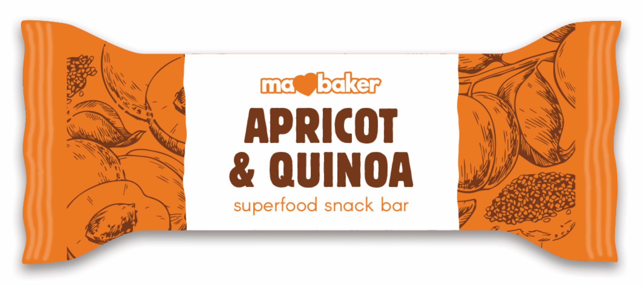 Superfood Bar Apricot & Quinoa (Pack of 16)