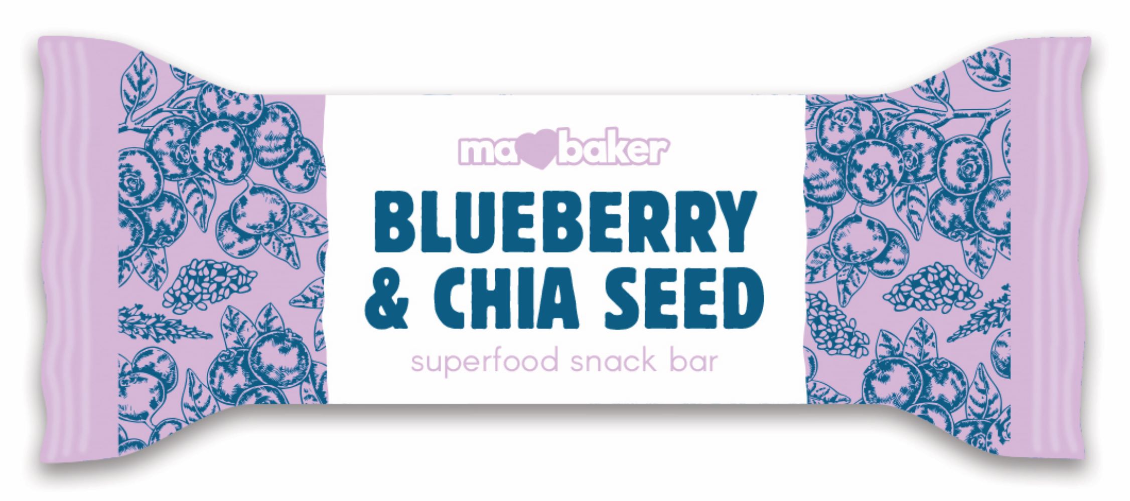 Superfood Bar Blueberry & Chia (Pack of 16)
