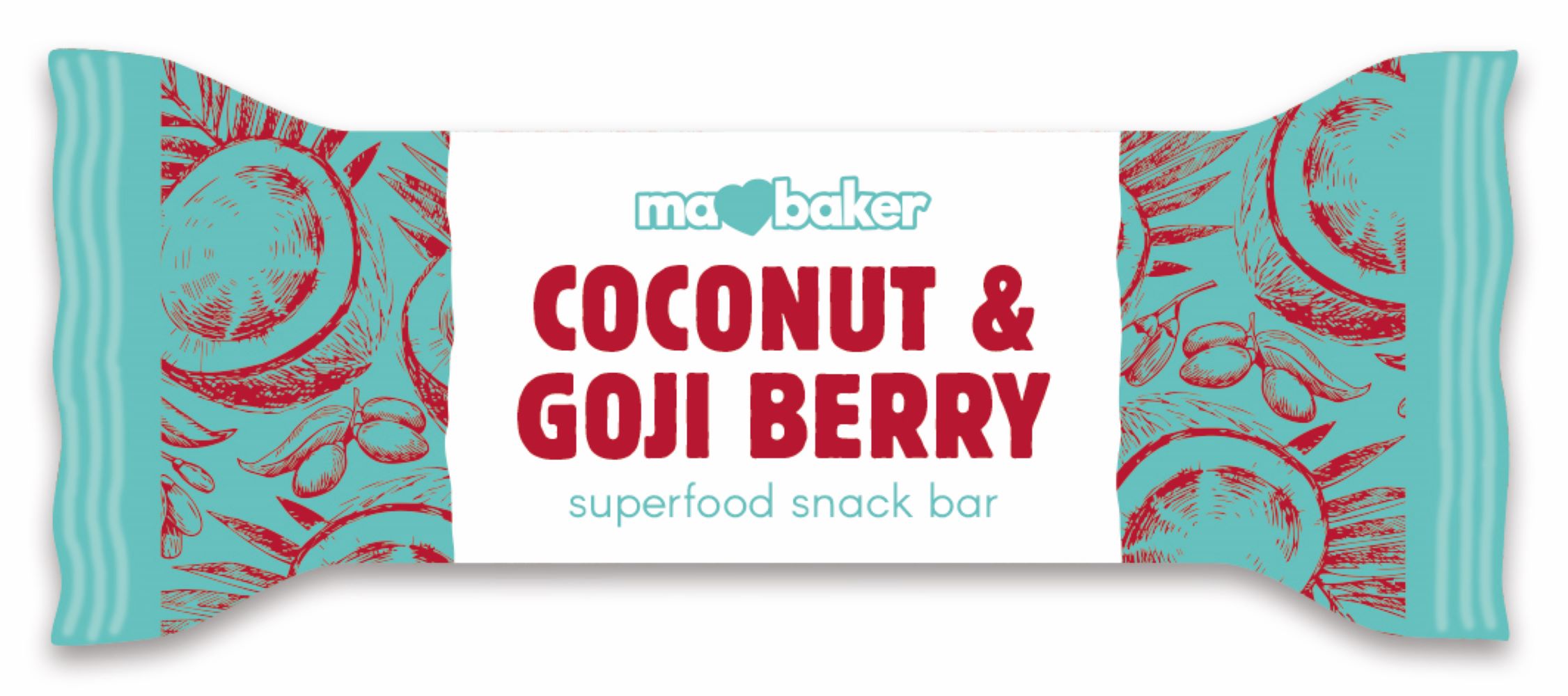 Superfood Bar Coconut & Goji (Pack of 16)