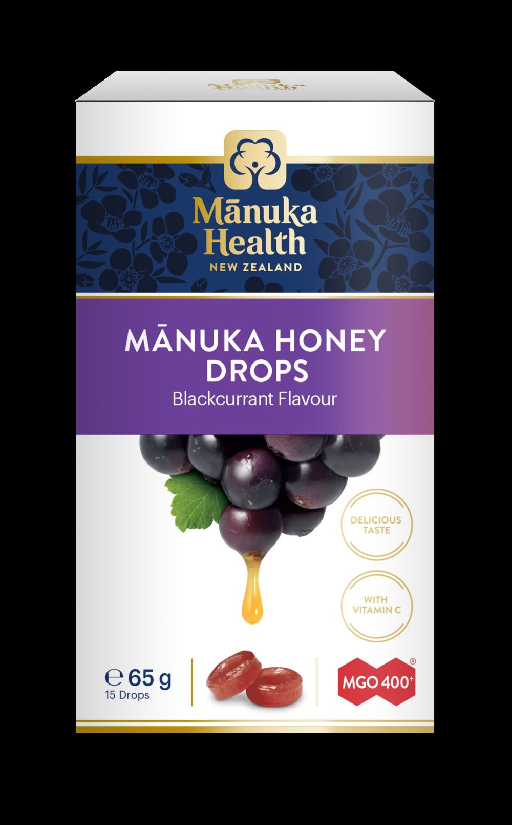 Manuka Honey Blackcurrant Drop