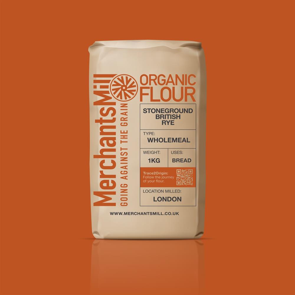 Organic Wholemeal Rye Flour (Pack of 5)