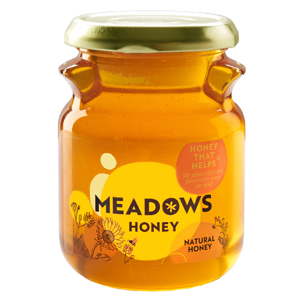 Meadows Natural Honey (Pack of 4)