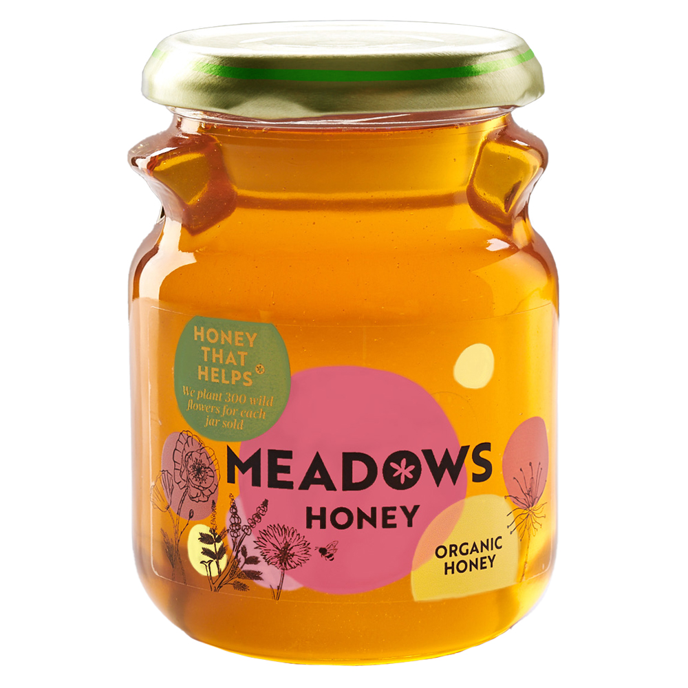 Meadows Organic Honey (Pack of 4)