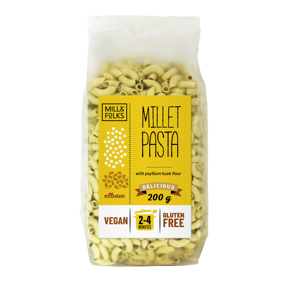 Millet Pasta Elbow 200g Gluten free Vegan