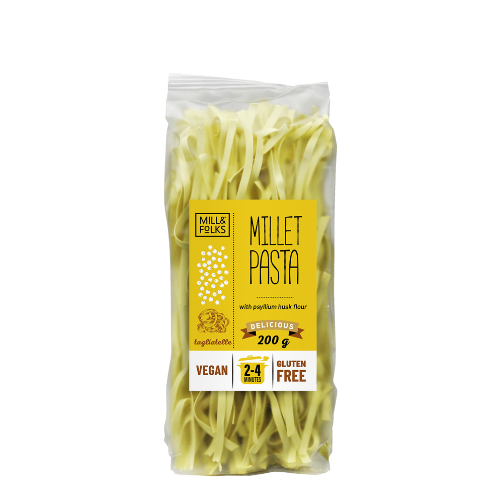 Millet pasta tagliatelle 200g Gluten free Vegan