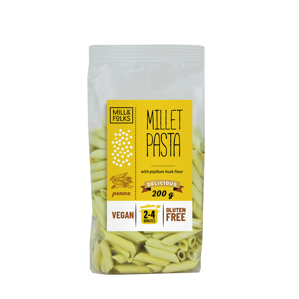 Millet pasta penne 200g Gluten Free Vegan