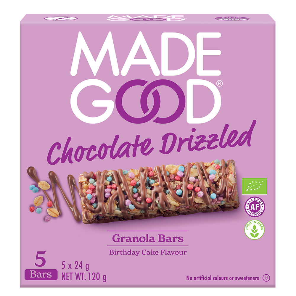 MadeGood Granola Bar Birthday