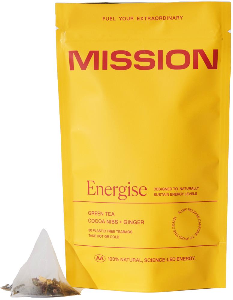 Energise 100% Natural Green Tea and Ginger 30 Teabags