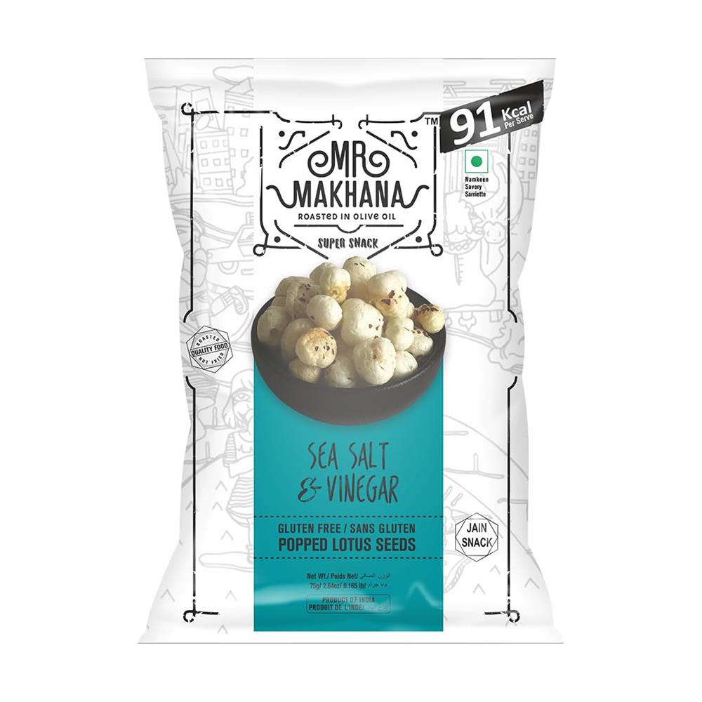 Salt & Vinegar Popped Lotus Seeds 25g