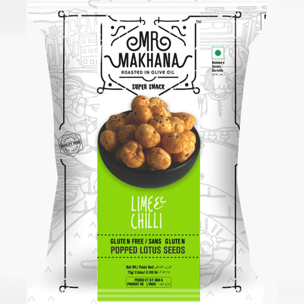 Lime & Chilli Popped Lotus Seeds 75g