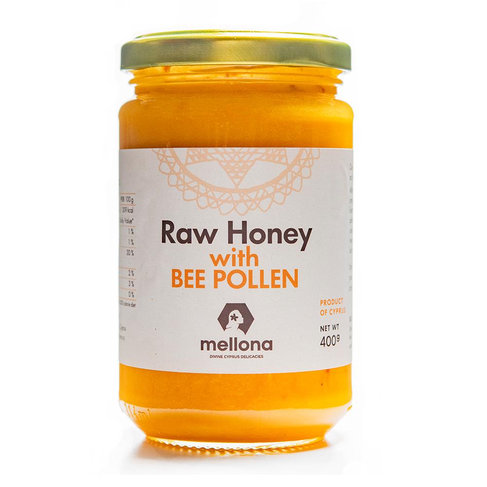 Cypriot Raw Honey with Bee Pollen 400g