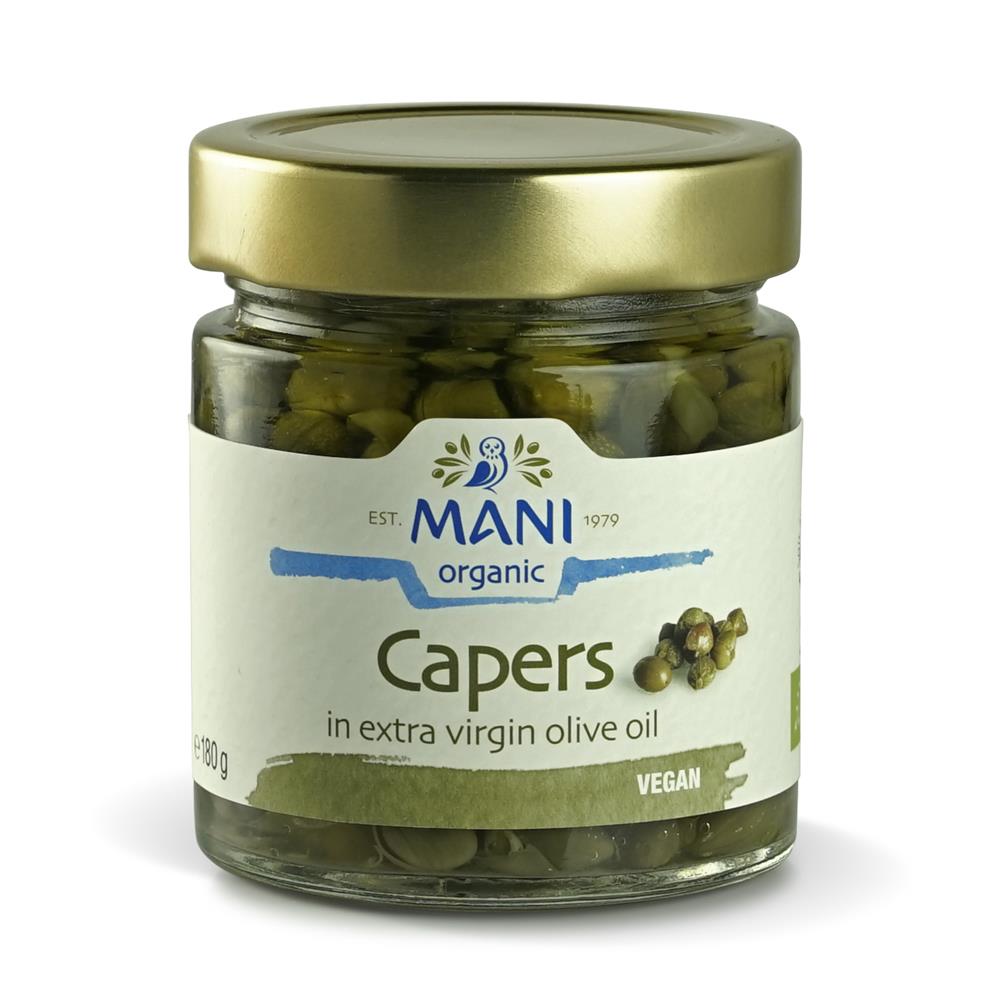 Organic Capers in Olive Oil