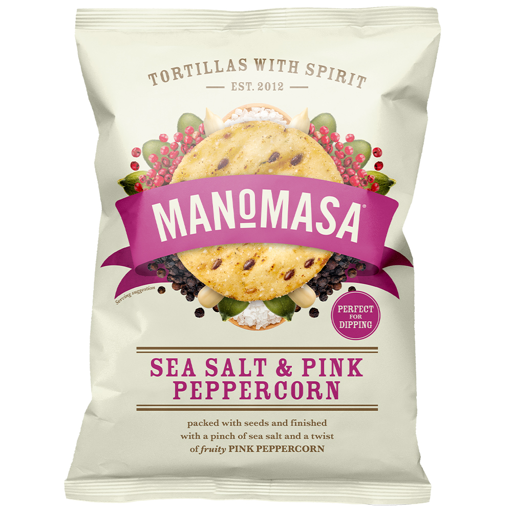Sea Salt & Pink Peppercorn Tortillas 140g