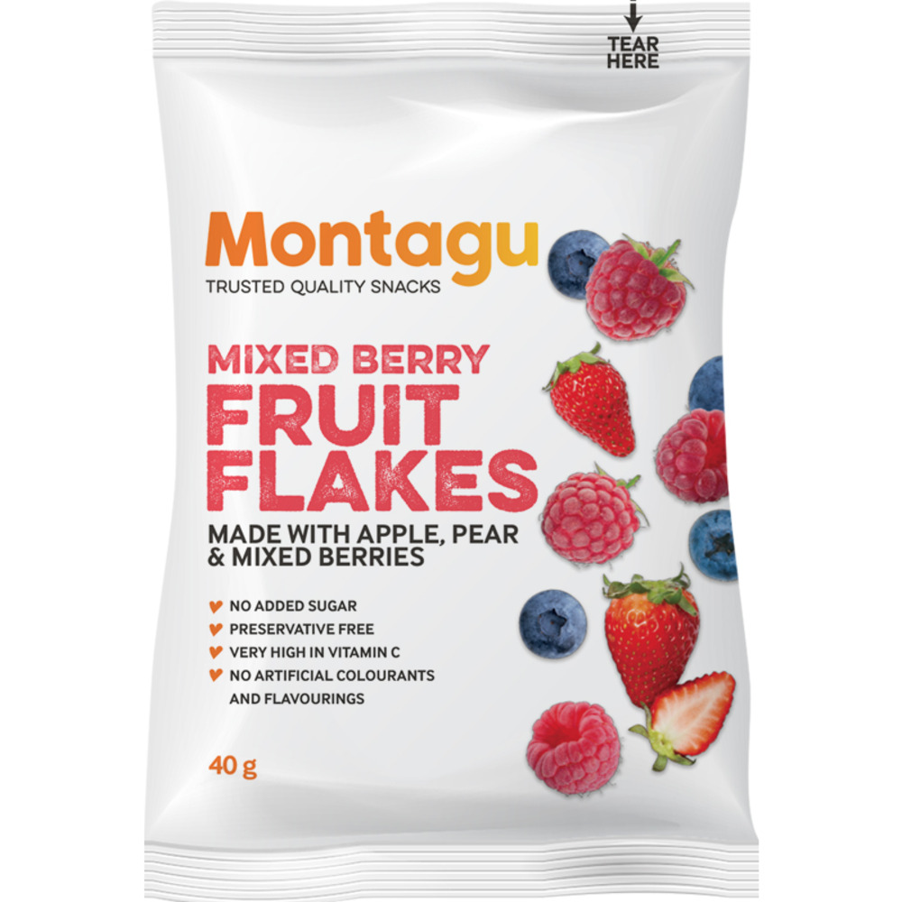 Mixed Berry Fruit Flakes 30g