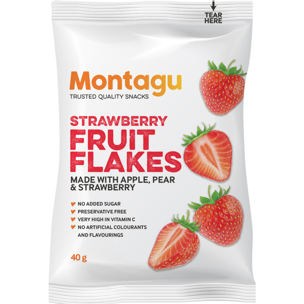 Strawberry Fruit Flakes (Pack of 5)