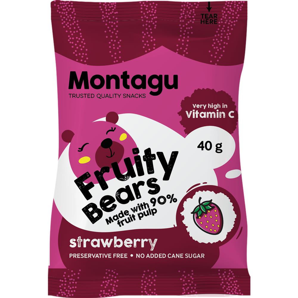 Strawberry Fruity Bears (Pack of 5)