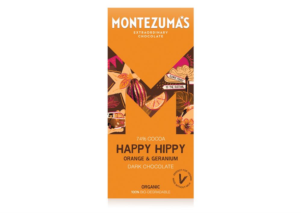 Happy Hippy Orange & Geranium (Pack of 4)