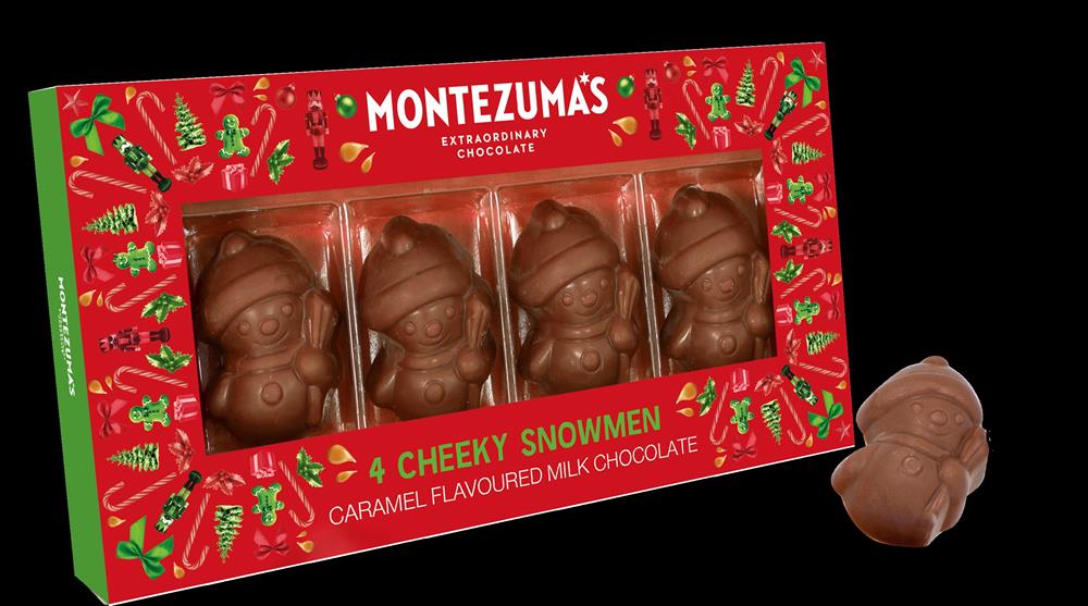 Milk Choc Caramel Snowmen
