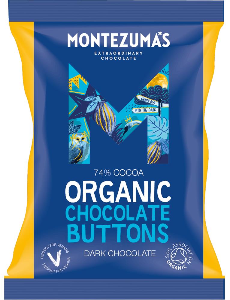 Organic Dark Chocolate Buttons 120g