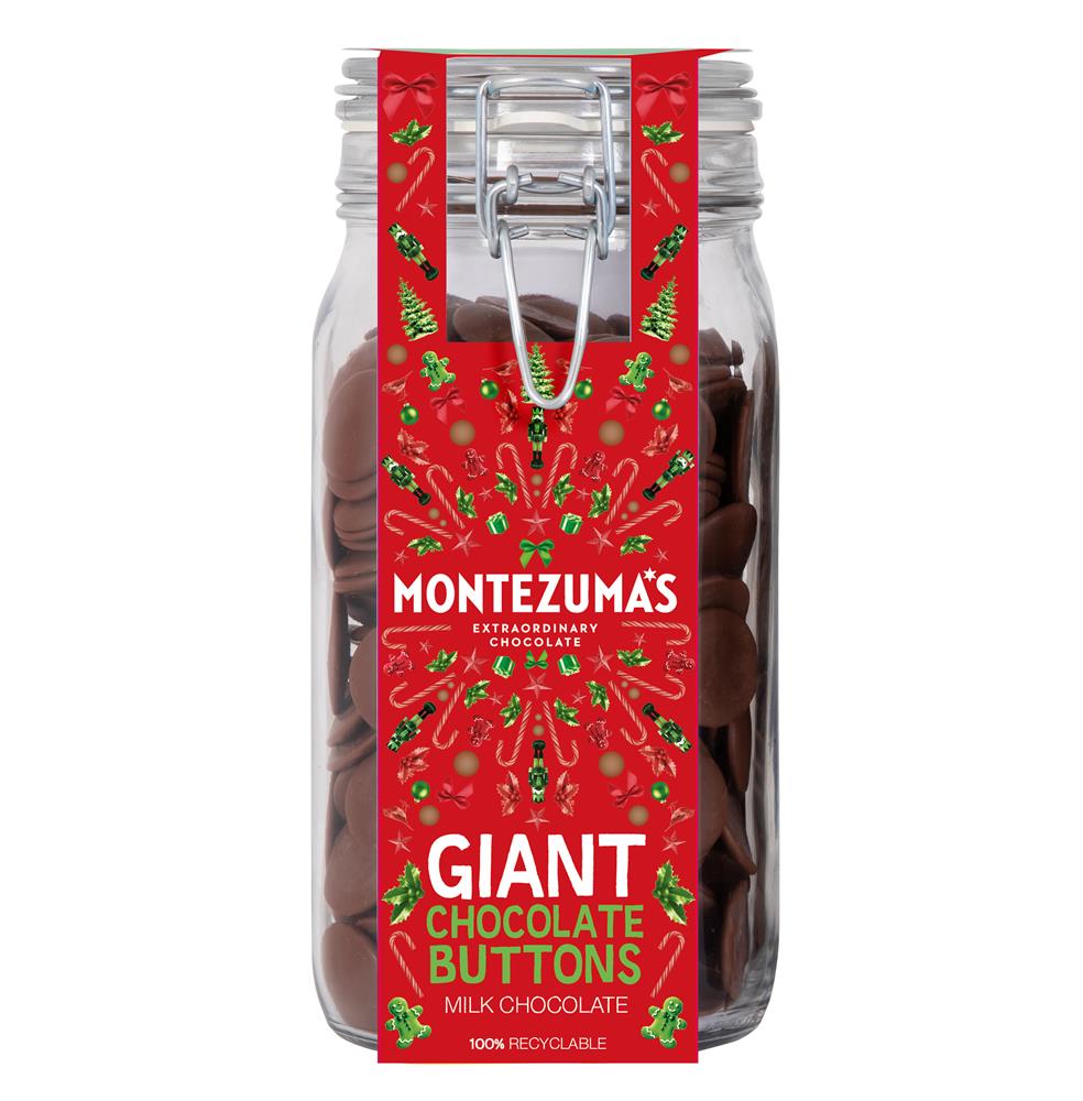 Giant Milk Button Jar