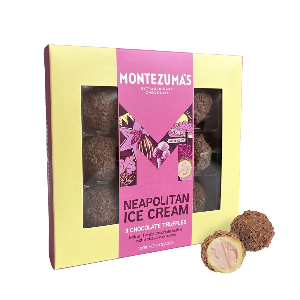 Neapolitan Ice Cream Truffles
