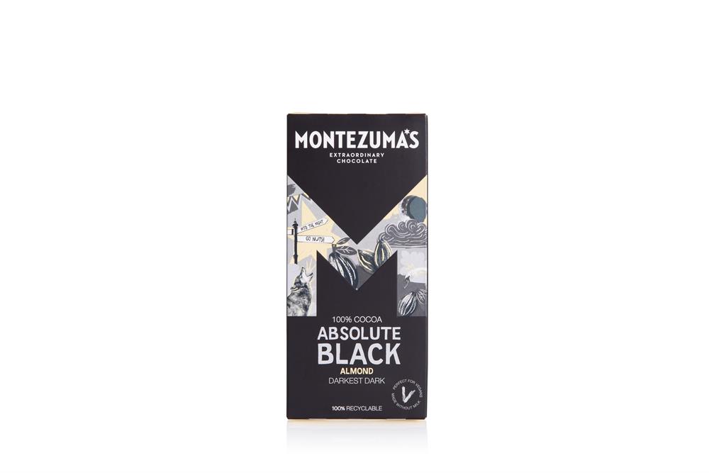 Absolute Black with Almonds (Pack of 4)