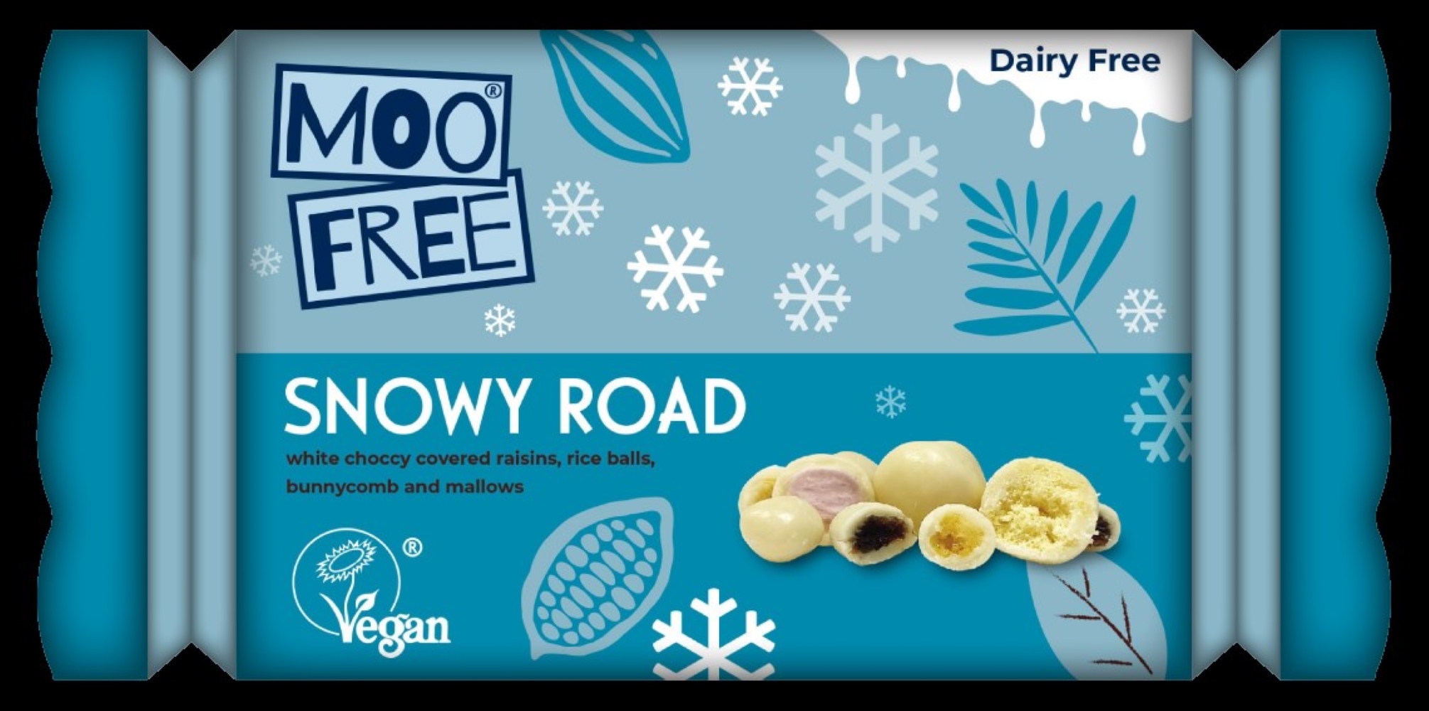 Moo Free Snowy Road Cracker