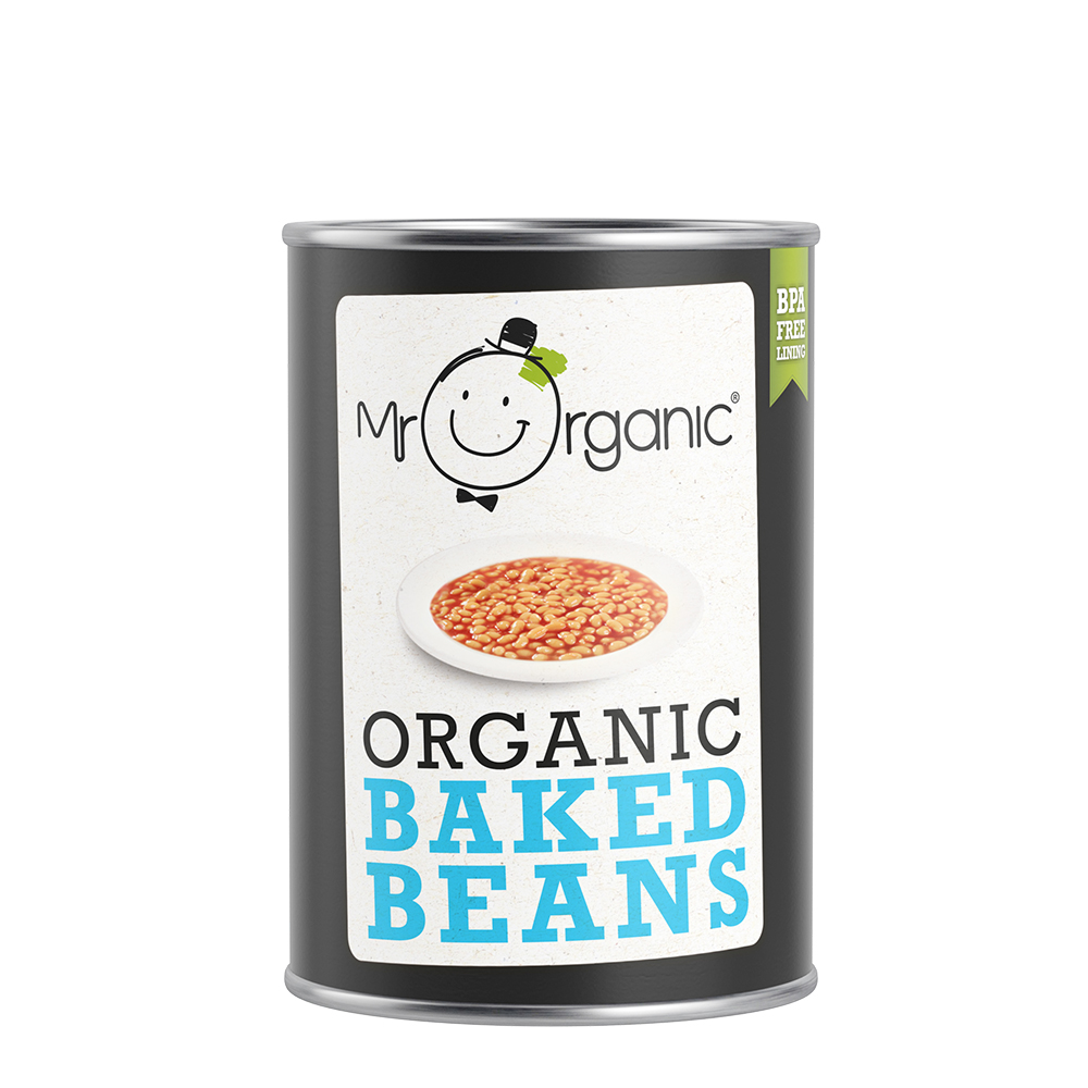 Org Baked Beans Tin