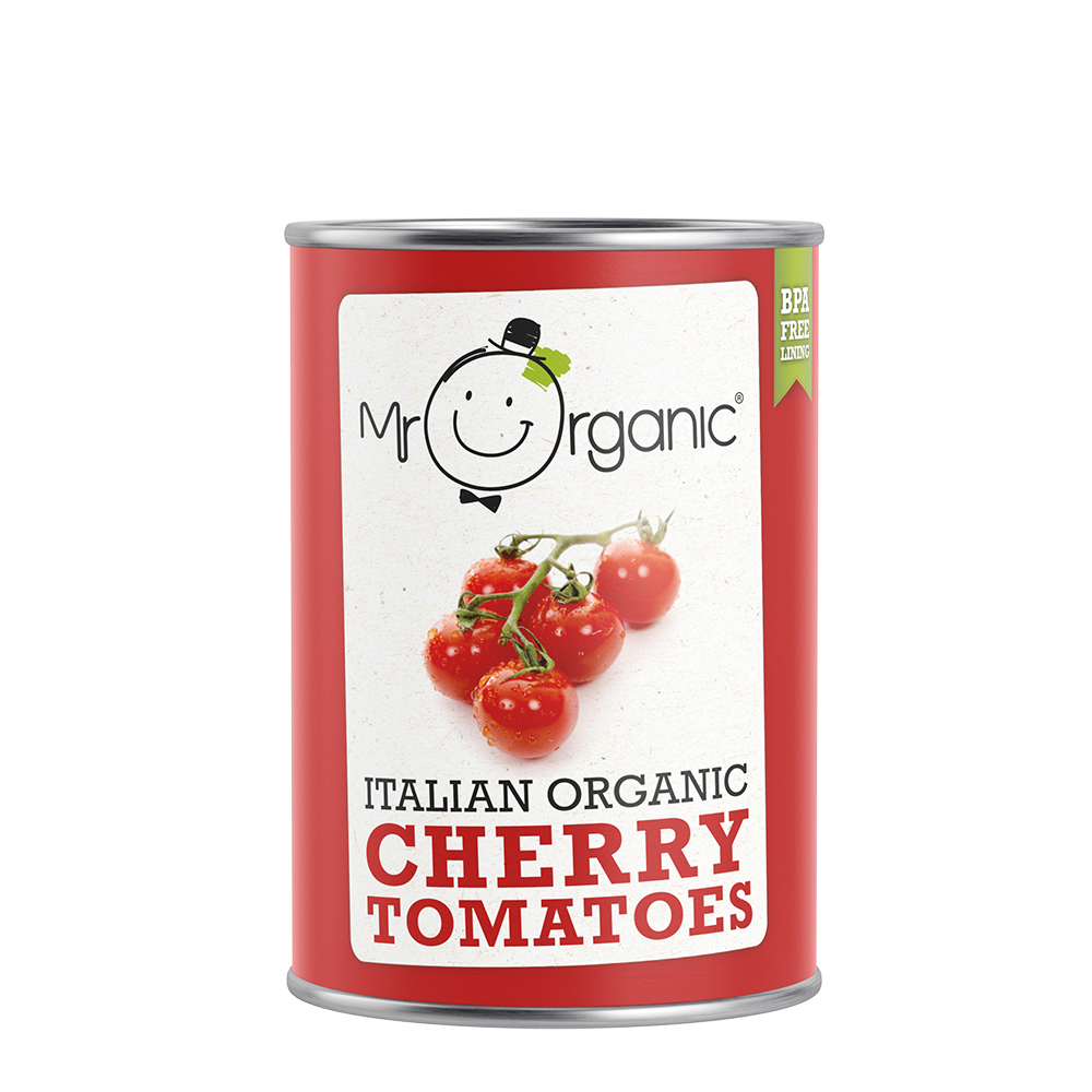 Org Cherry Tomatoes tin
