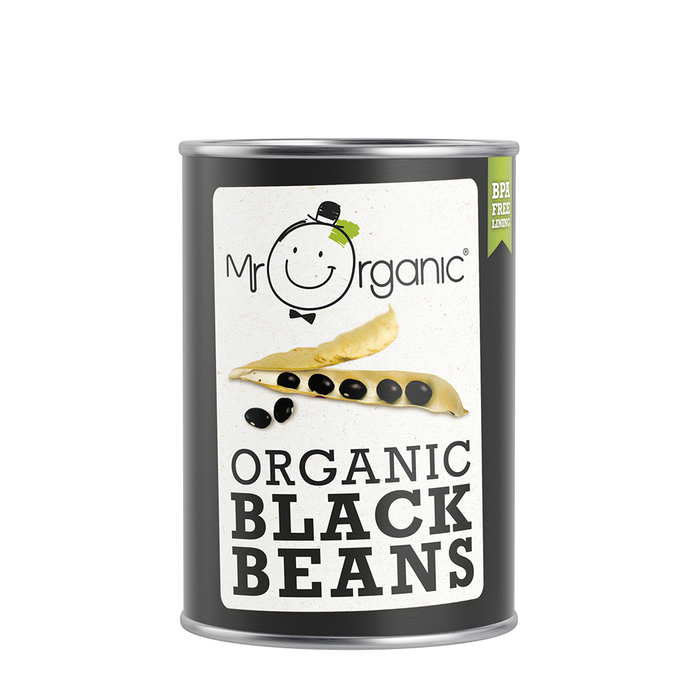 Org Black Beans Tin
