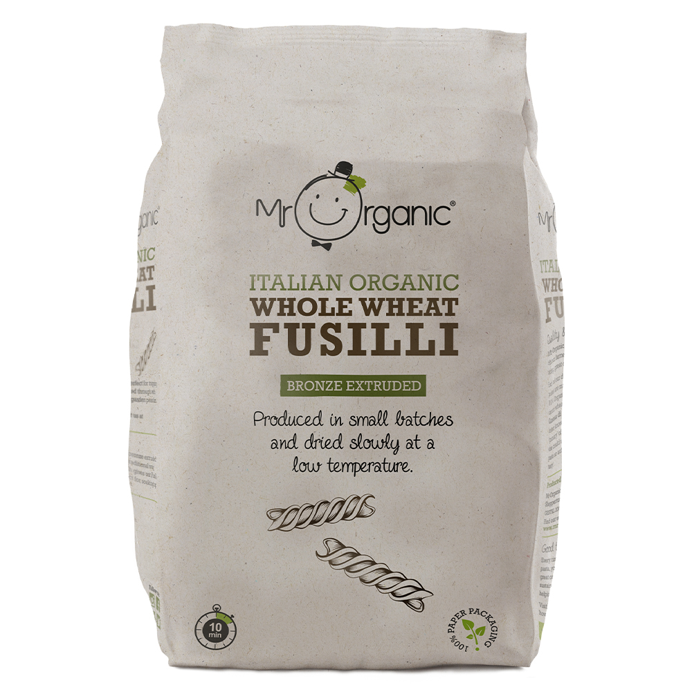 Organic Whole Wheat Fusilli