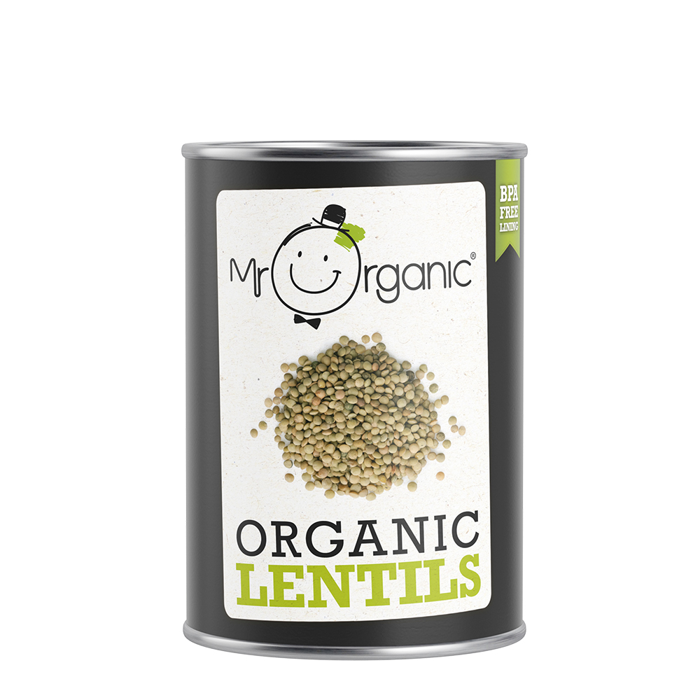 Green Lentils Tin