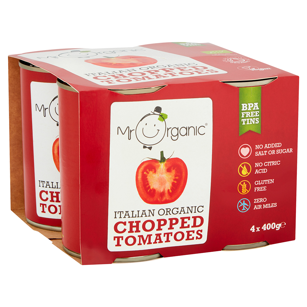 Chopped Tomatoes 4 Pack (Pack of 6)