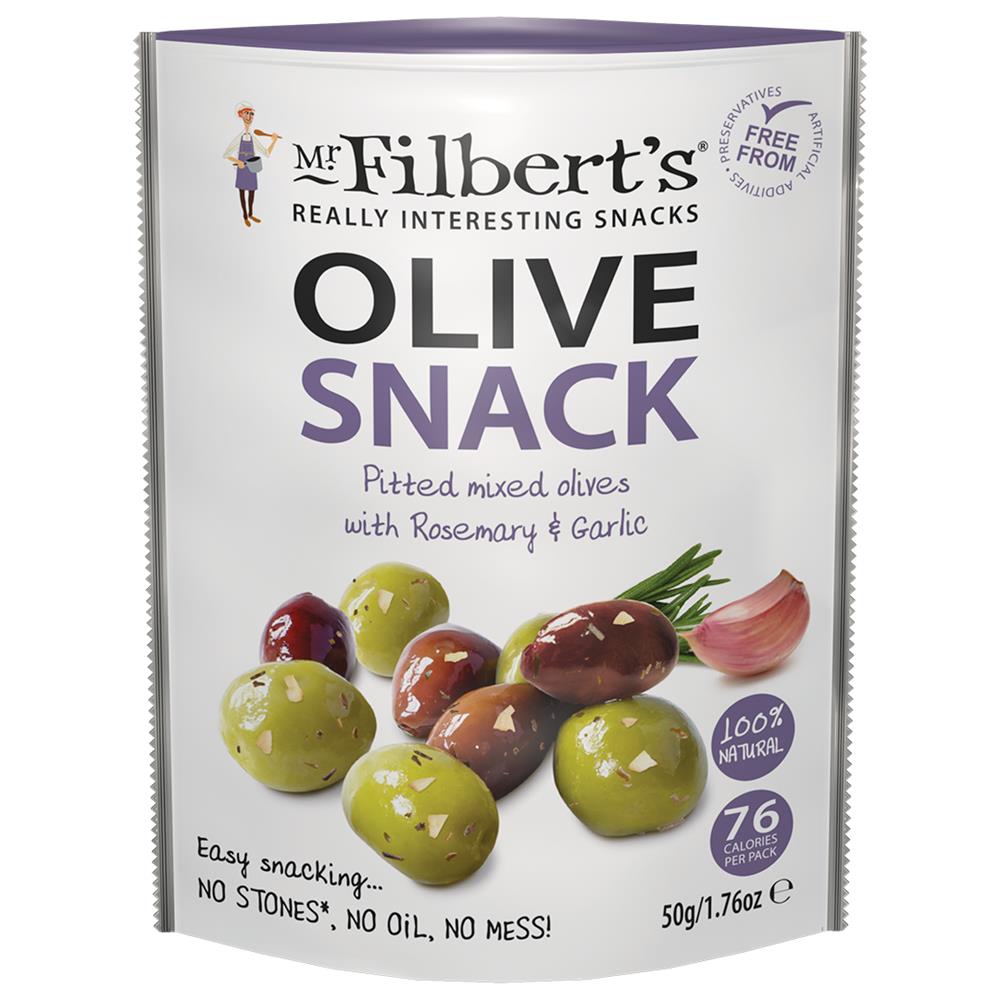 Mixed Olives Rosemary & Garlic (Pack of 12)