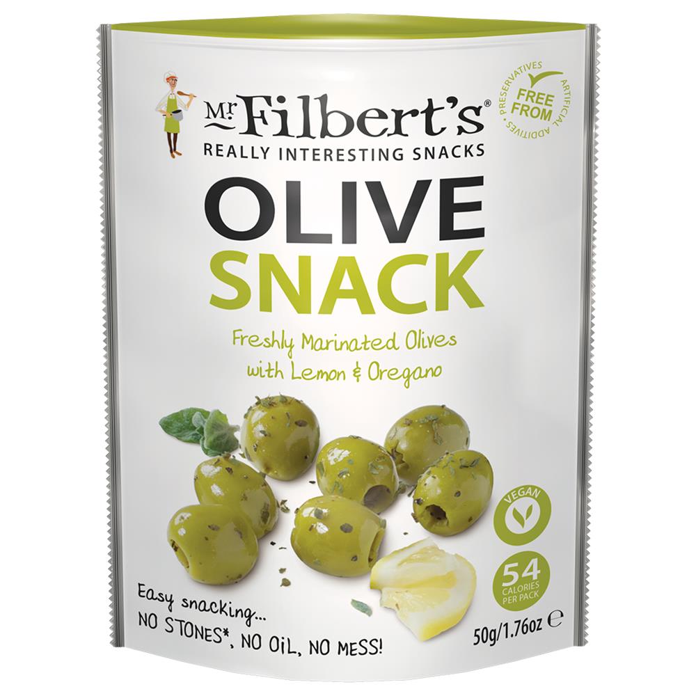 Green Olives Lemon and Oregano (Pack of 12)